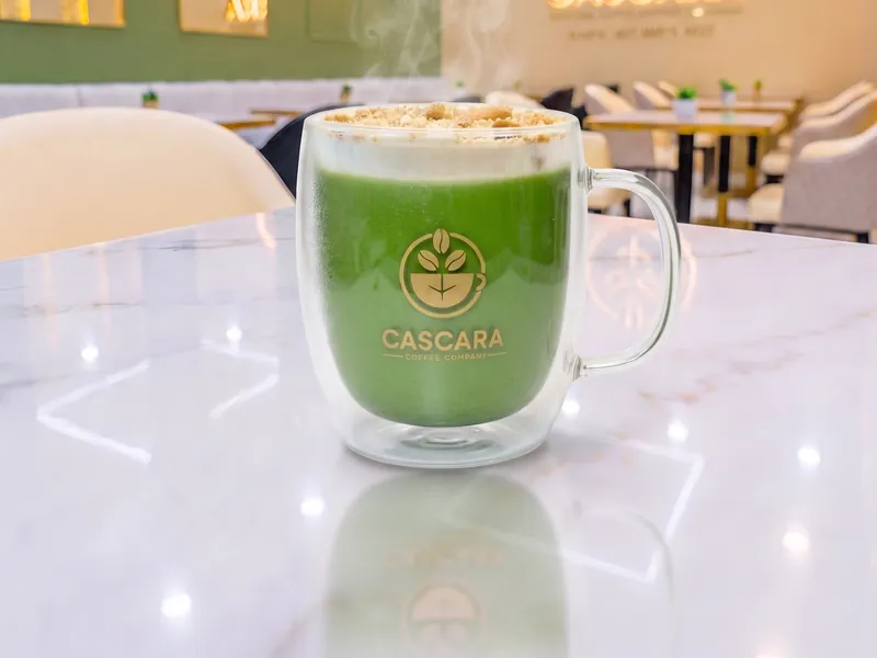 Caramelized Banana Matcha, hot
