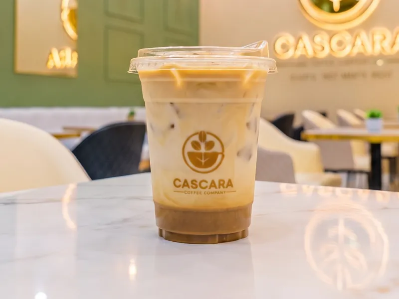 White Cinnamon Latte, iced